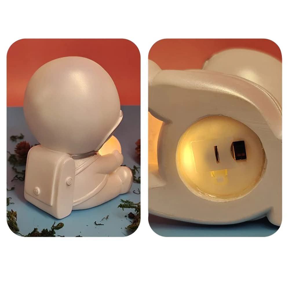 Ночник LUCKKY Astronaut LED (астронавт, звездное небо, Земля, атмосферный, с животными, из смолы), фото №7