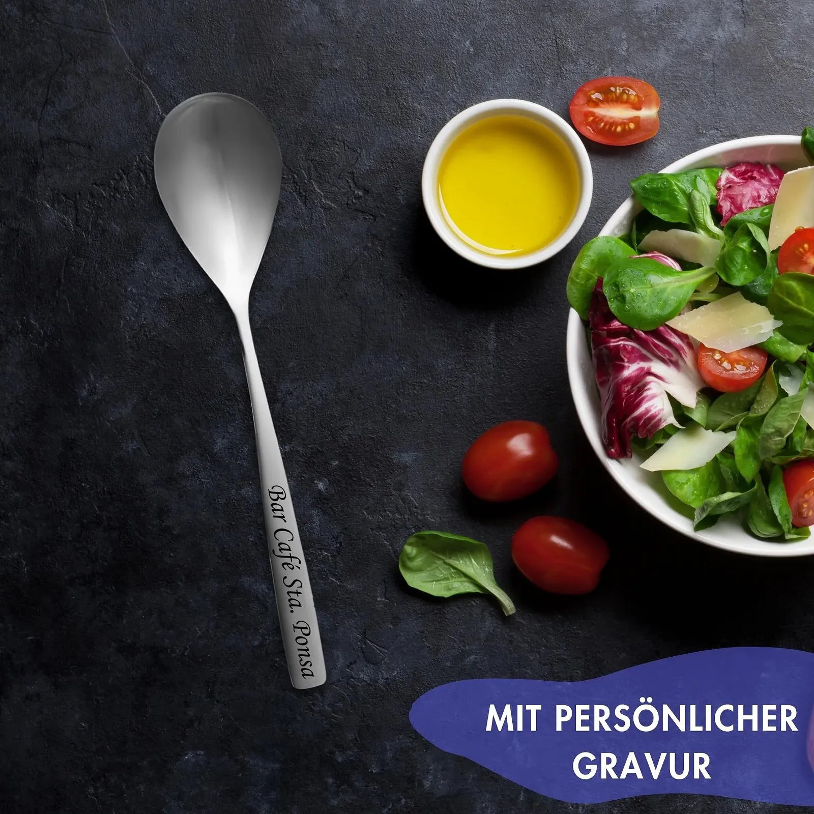 Ложка с гравировкой по вашему выбору текста, фото №3