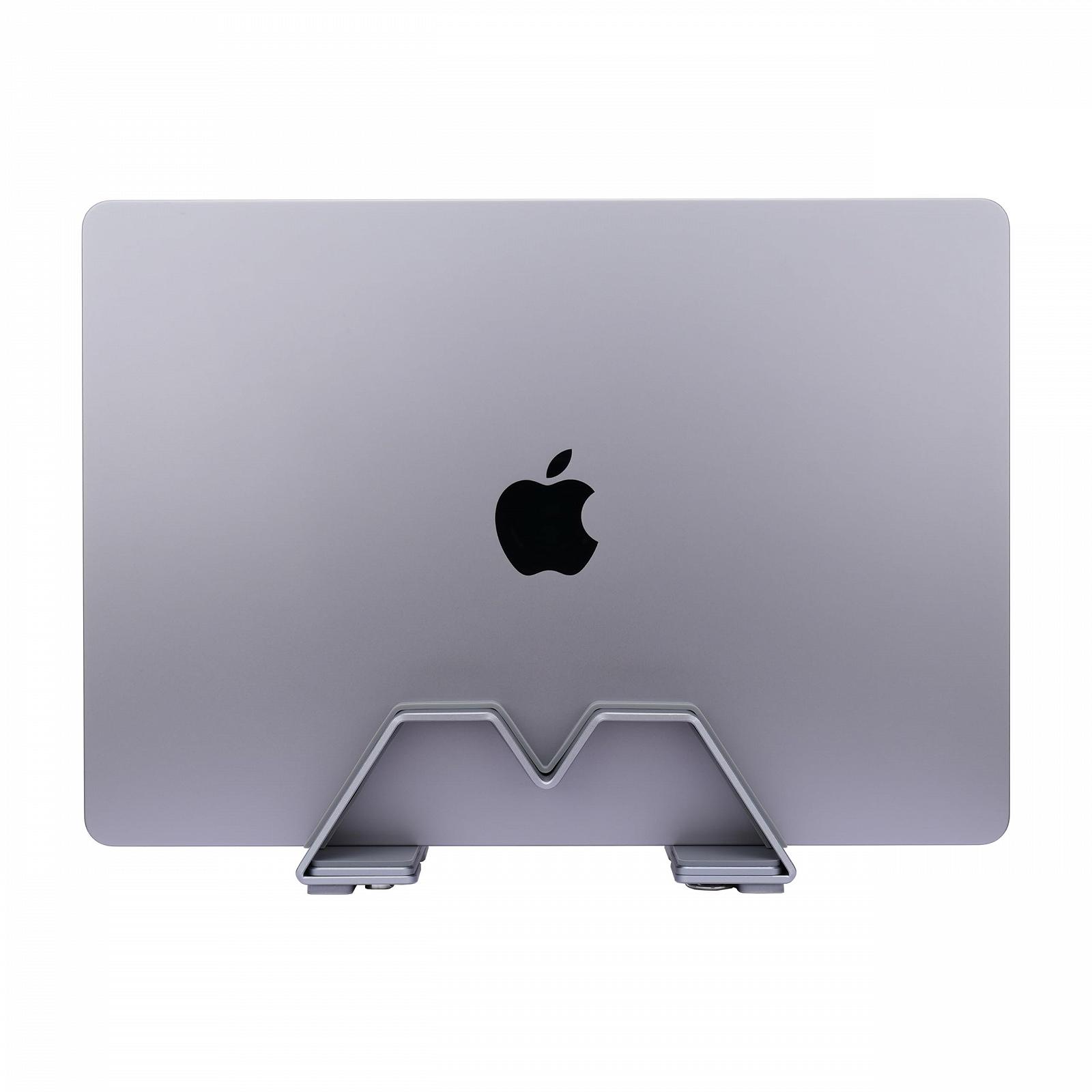 Вертикальна підставка для ноутбука M-подібна регульована - Алюміній, Універсальна для MacBook та всіх ноутбуків, фото №4