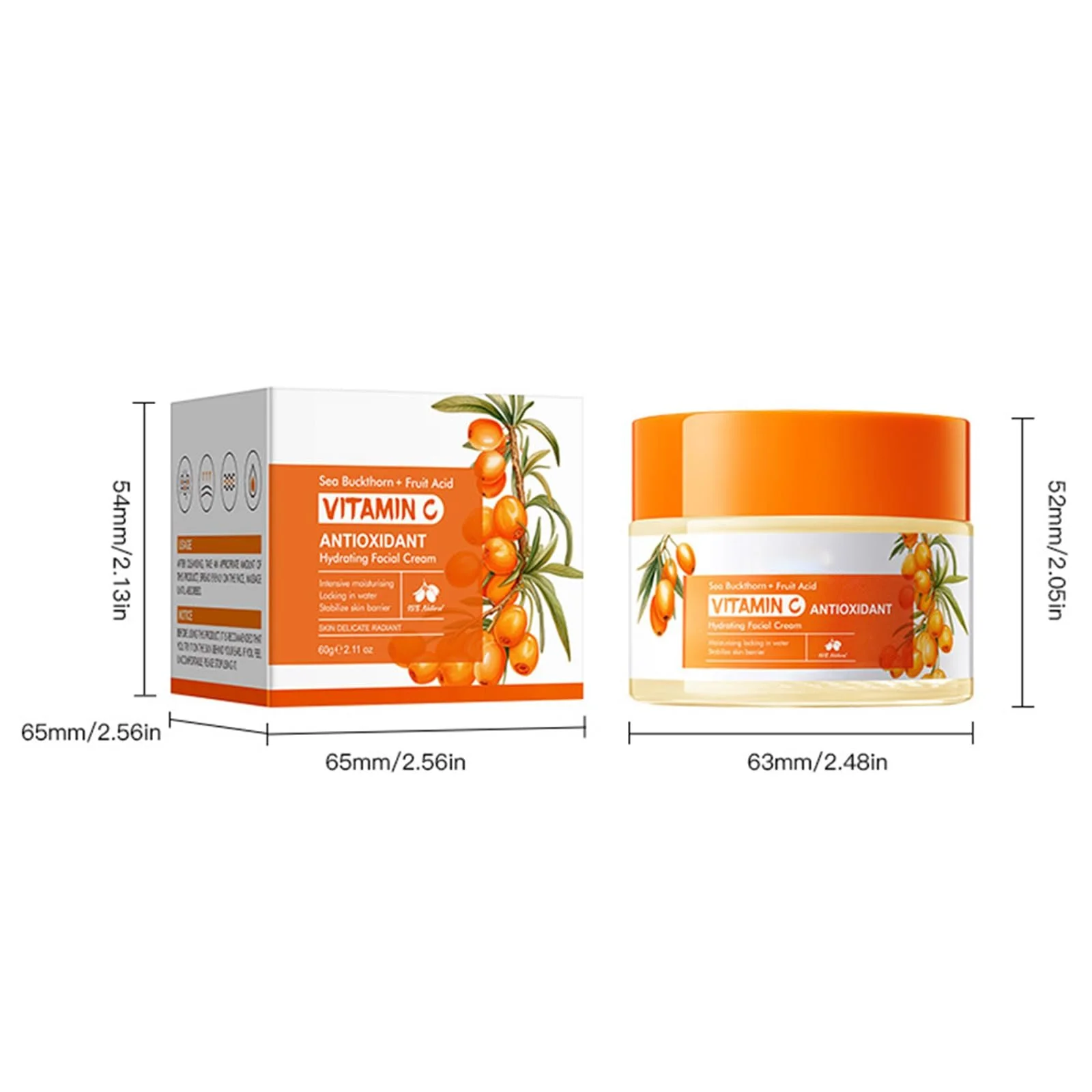 Крем для обличчя Antioxidant Vitamin C зволожуючий денний проти зморшок органічний, фото №6 Крем для обличчя Antioxidant Vitamin C зволожуючий денний проти зморшок органічний, фото №6