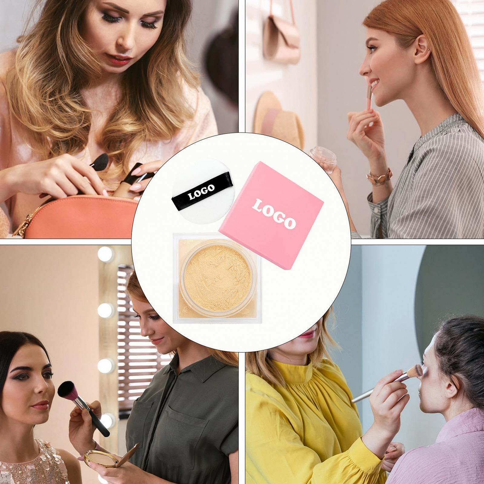 Пудра Loses Fixierpuder Oil Control Compact Full Coverage Foundation, фото №4