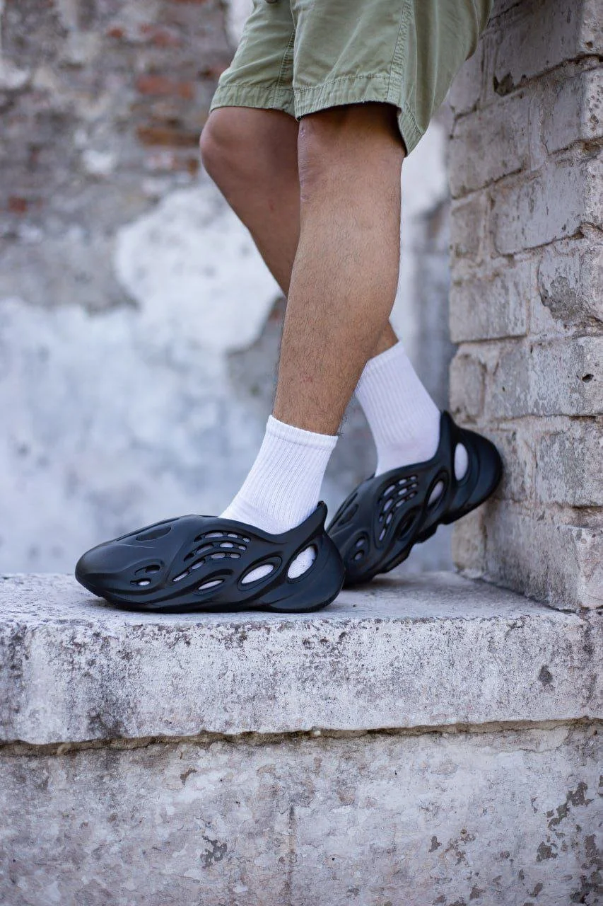 Кросівки Adidas Yeezy Foam Runner Black, фото №6