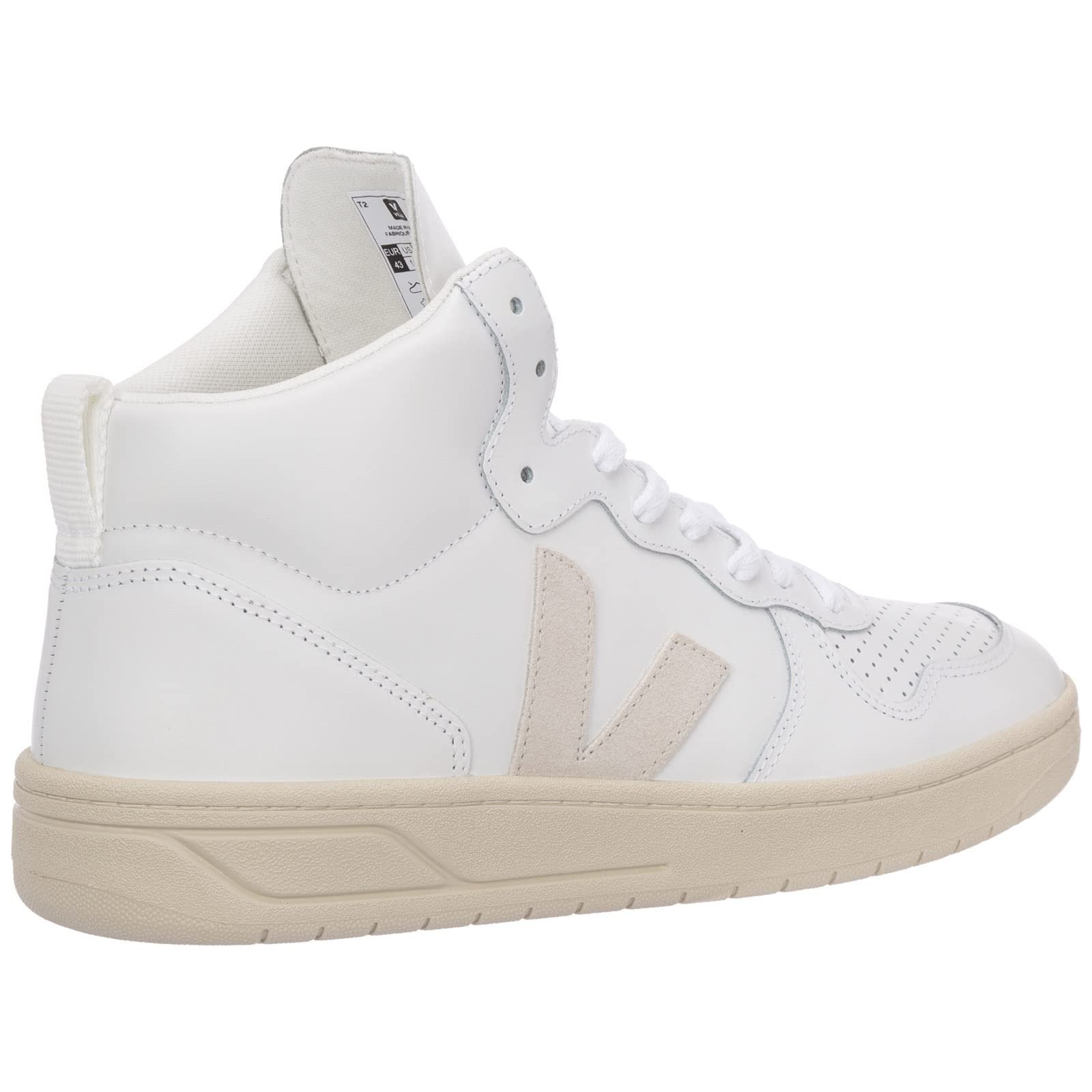 Кроссовки Veja V-15 High Bianco мужские, фото №5