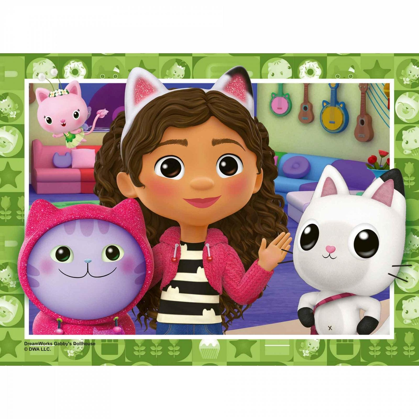 Пазл Ravensburger Gabby's Dollhouse 4 в 1 (12, 16, 20, 24 элемента), фото №7