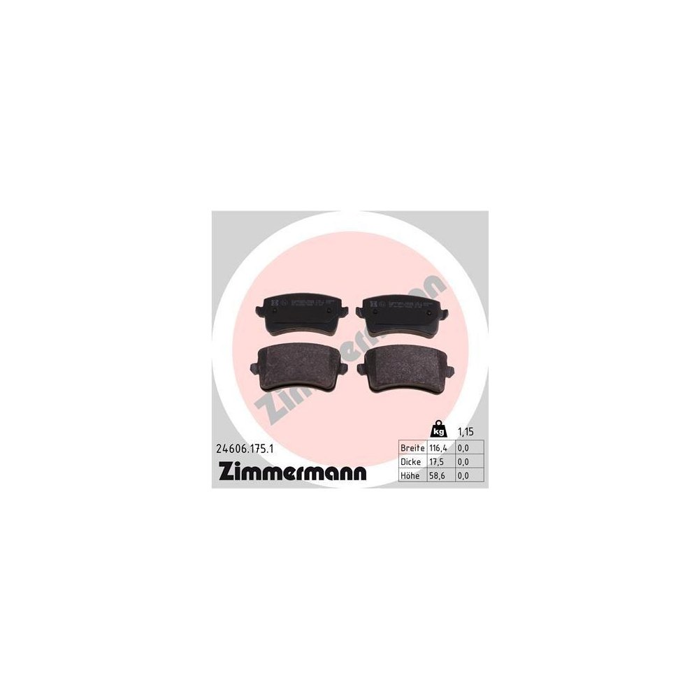 Тормозной диск ZIMMERMANN COAT Z 100.3332.20 для VAG, передний мост, фото №4