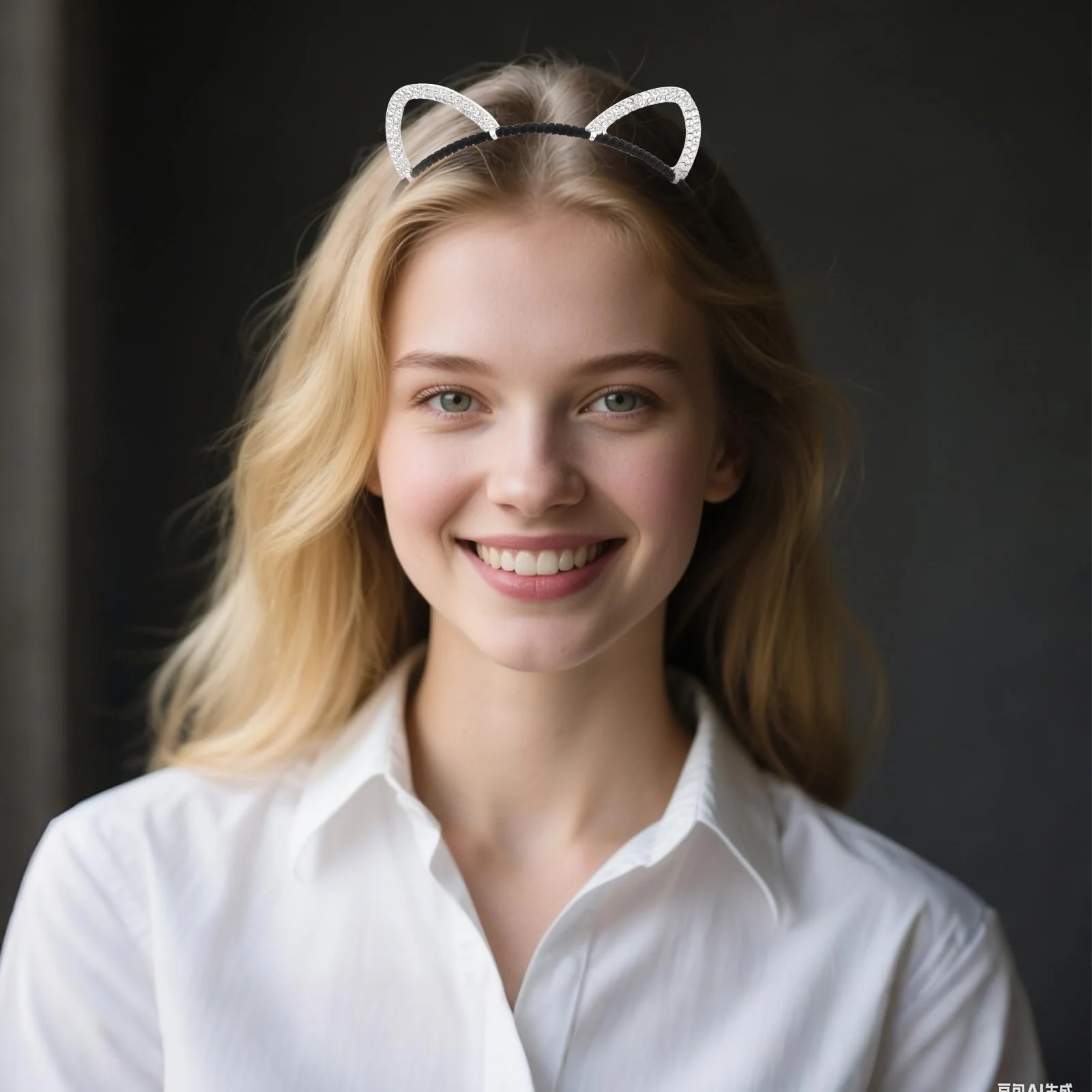 Набір обручів для волосся з котячими вушками для жінок, фото №5