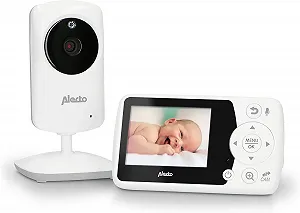Дитяча відеоняня з монітором 2.4'' Alecto DVM-64 Wi-Fi Білий - Фото 1