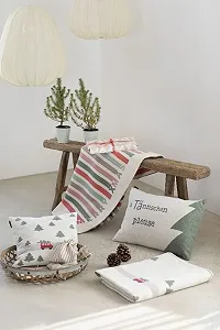 Легка Покривало David Fussenegger Автомобіль з ялинкою 140 x 200 см М'яка фланелева Покривало з переробленої бавовни synthetic.ua - Фото 1