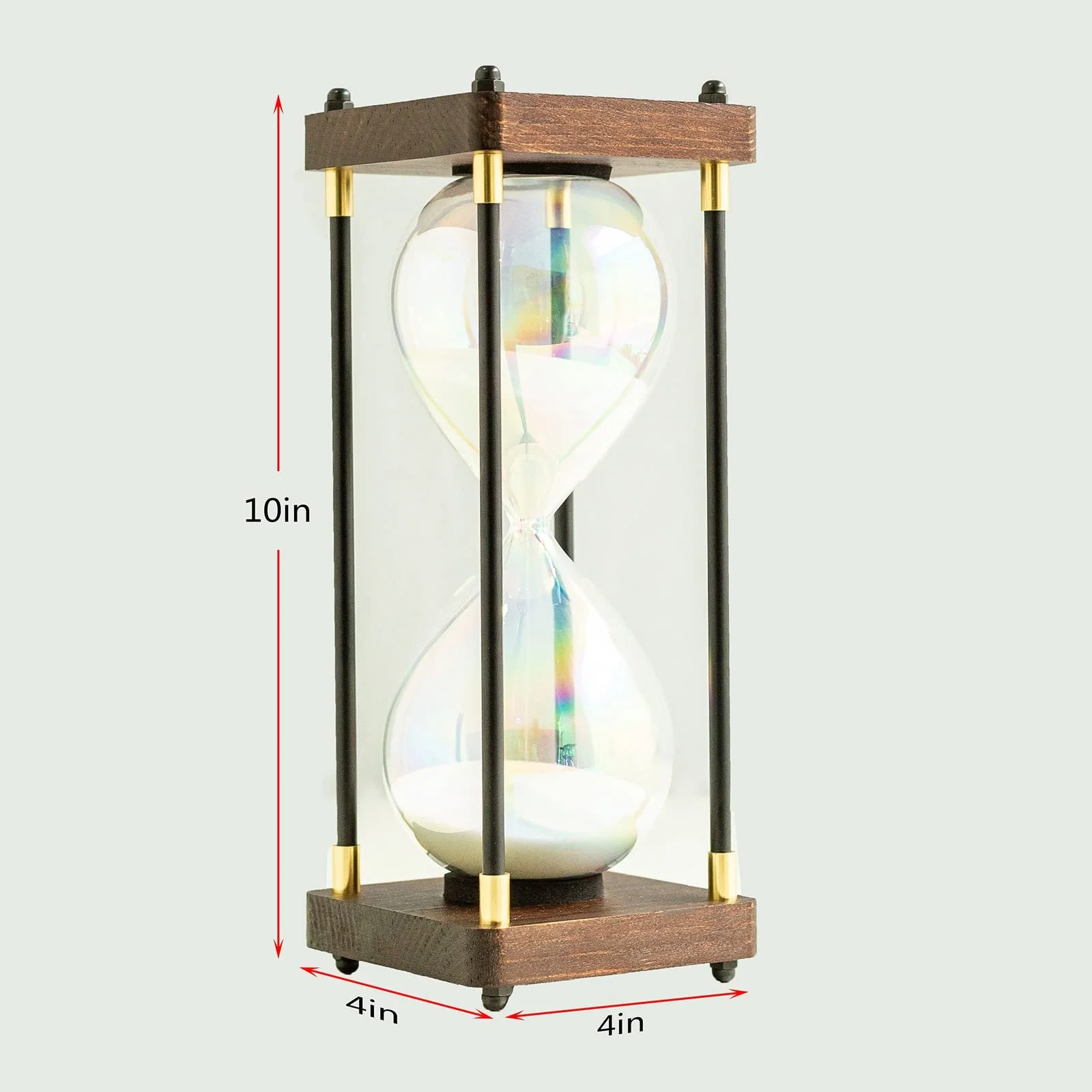 Пісочний годинник Rainbow Glass 60 хвилин Білий, фото №2