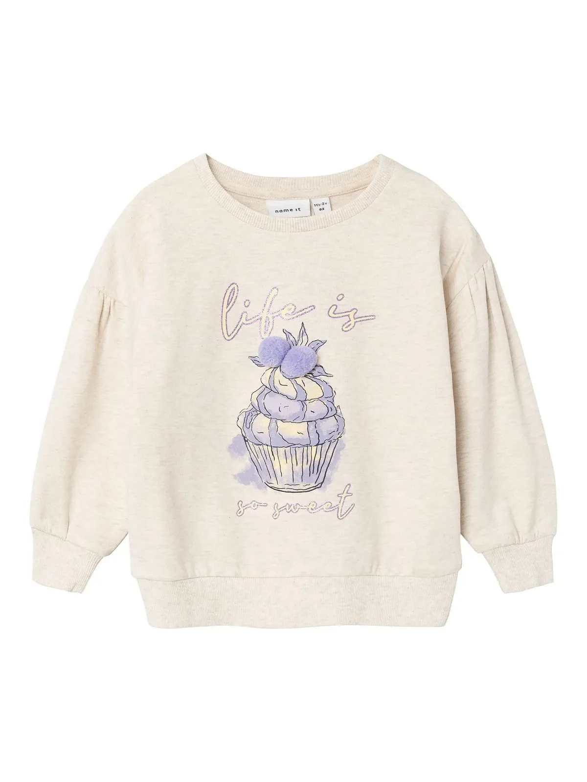 Толстовка NAME IT Nmfdinah Sweat Unb для дівчат, фото №1