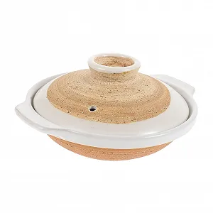 Кастрюля керамическая UKCOCO японская термостойкая антипригарная для риса и супов - Фото 1