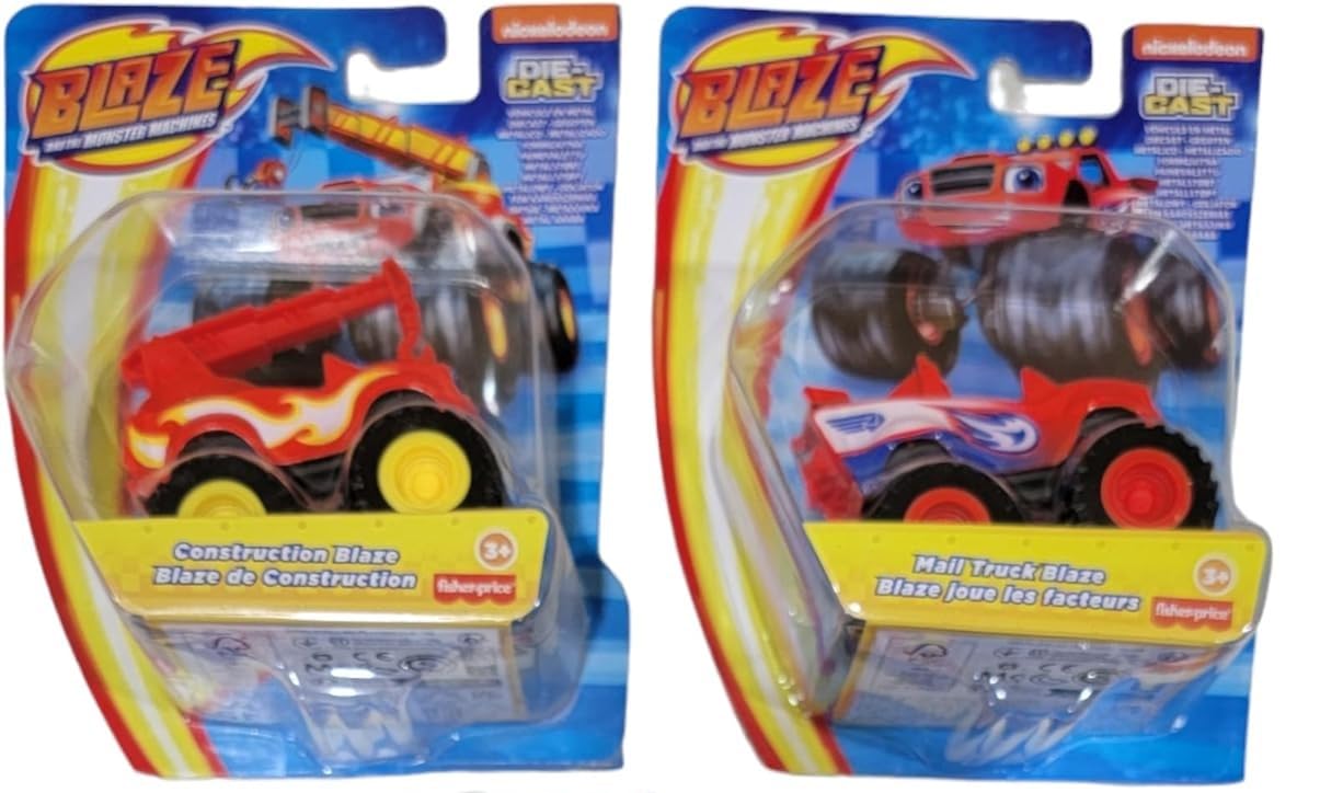 Набор Fisher-Price Blaze & The Monster Machines Blaze из 4 литых автомобилей с Blaze, Pickle и Crusher, фото №5 Набор Fisher-Price Blaze & The Monster Machines Blaze из 4 литых автомобилей с Blaze, Pickle и Crusher, фото №5