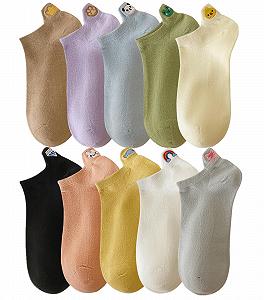 Носки Спортивные Женские Хлопковые Разноцветные с рисунками Размер 34-39 EU - Фото 1