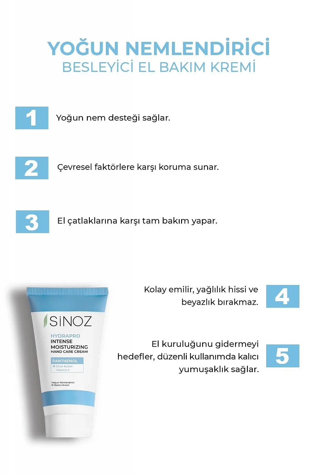 Крем для рук Sinoz Intensive Moisturising 50 мл, фото №2