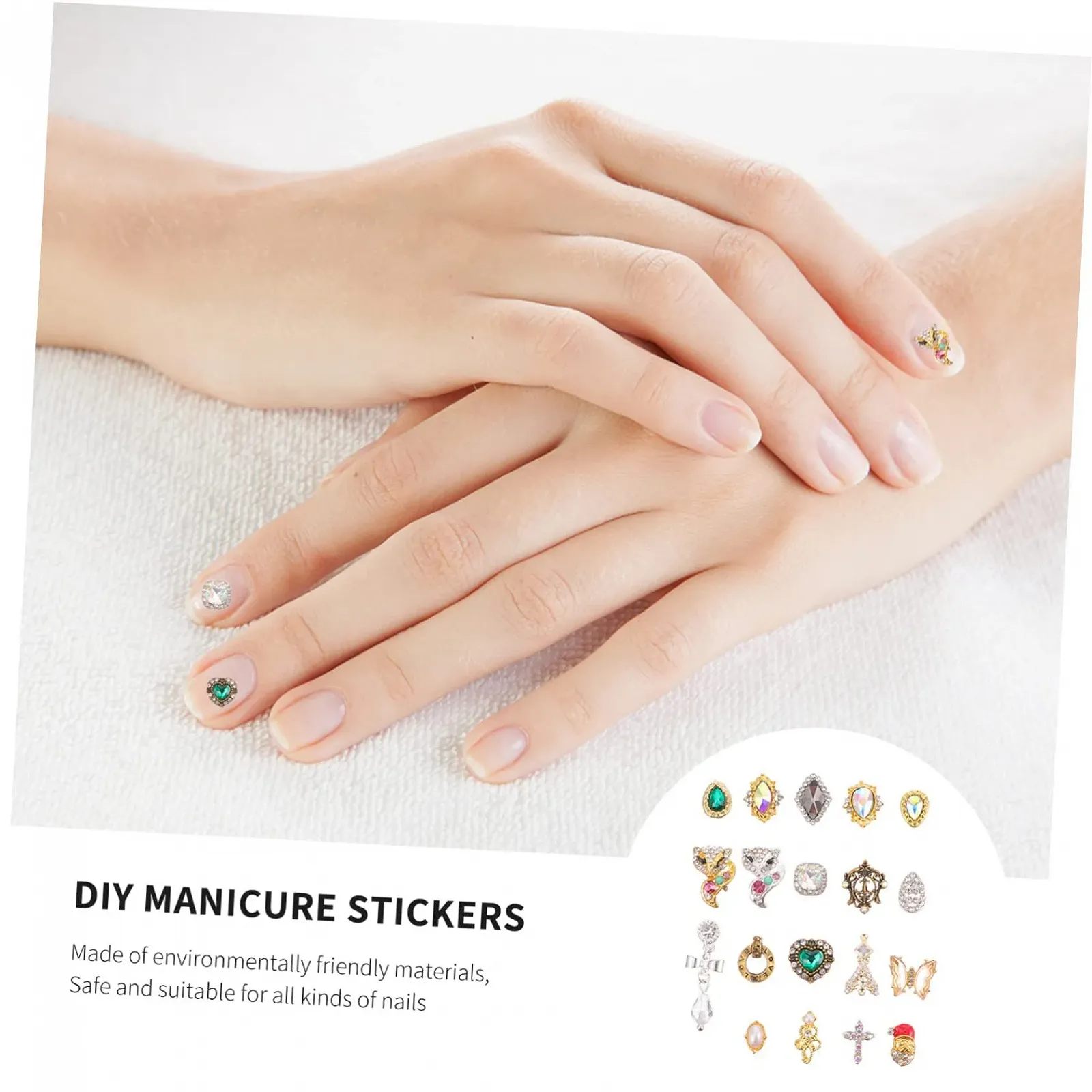 Стразы для ногтей BELLIFFY, 50 шт, фото №5