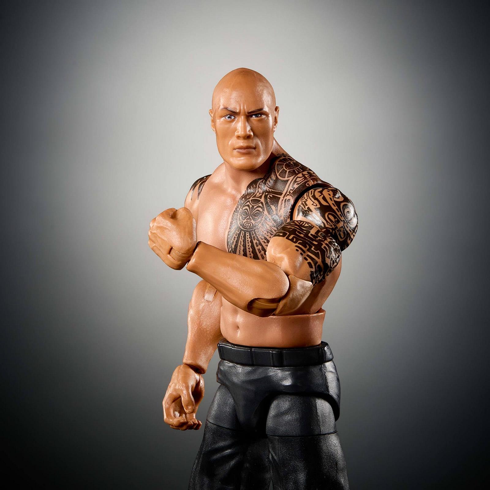 Экшн-фигурка Mattel WWE Elite Серии #115 The Rock, 15 см, многоцветная, фото №3