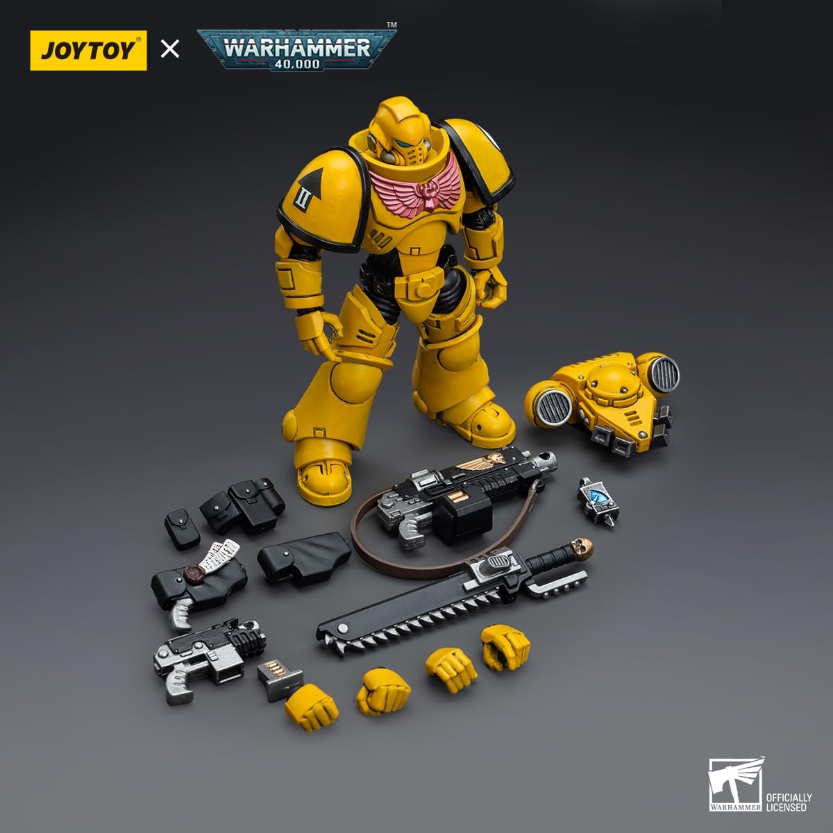 Фигурка LEBOO Joytoy 1/18 Warhammer 40K Joy Toy Mecha Model Imperial Fists Fists Advocates, фото №7