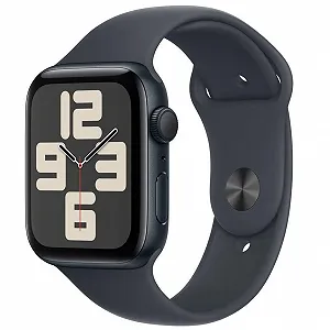 Смарт-годинник Apple Watch SE (2nd Gen) GPS 44mm Aluminum Case Midnight with Midnight Sport Band - Фото 1