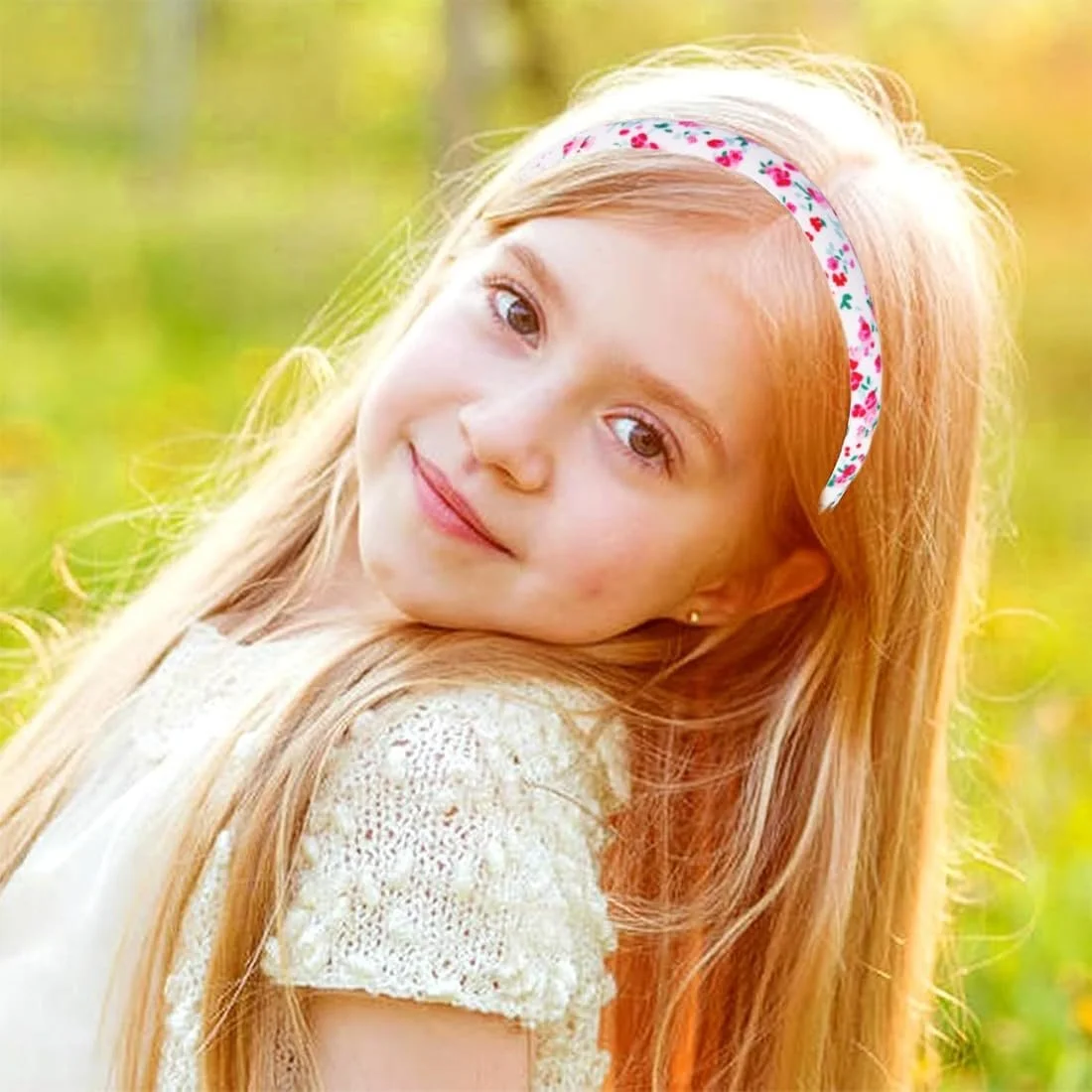 Обруч для дівчинки ясельного віку Квітковий, фото №5