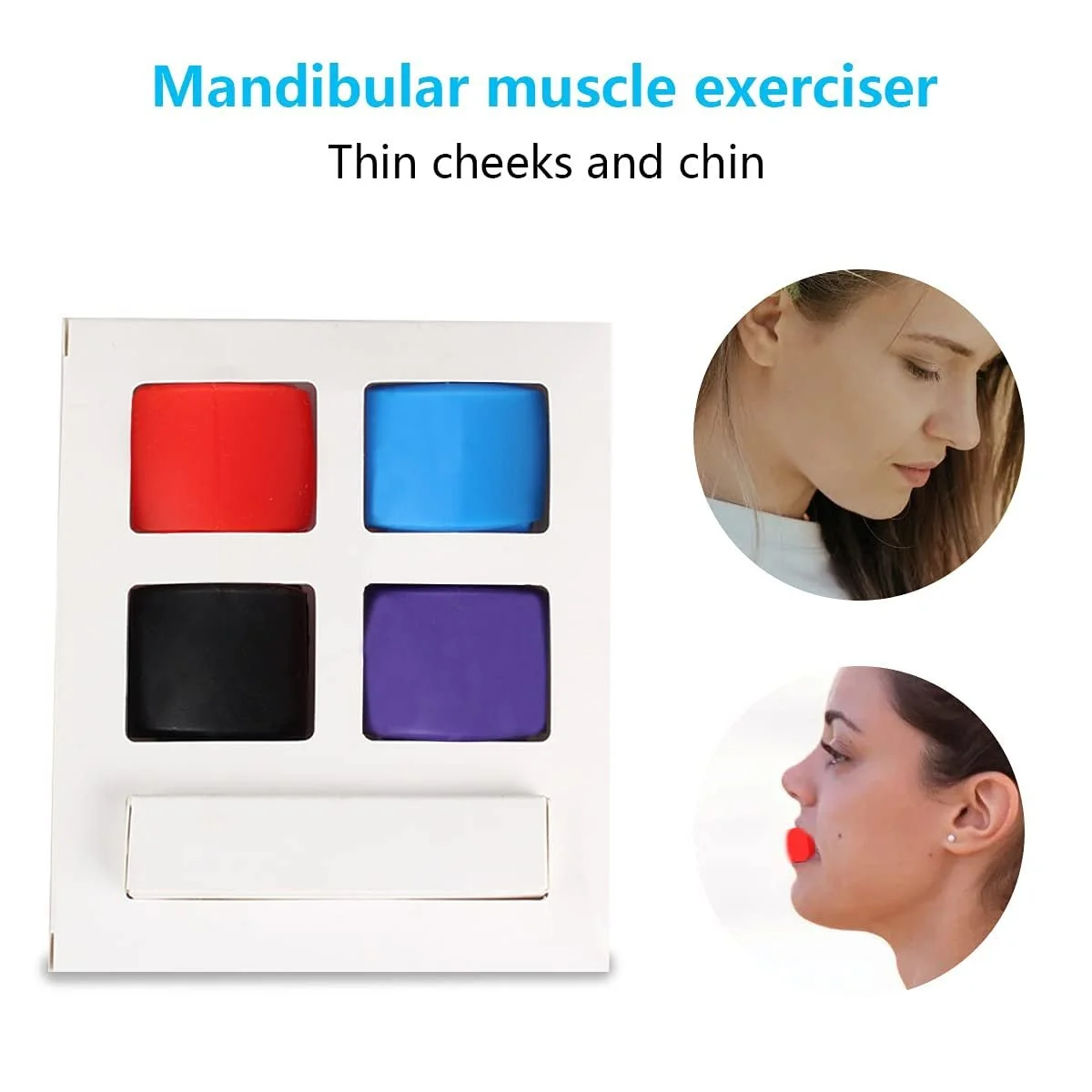 Тренажер для щелепи Quesuc, 4 шт, фото №6