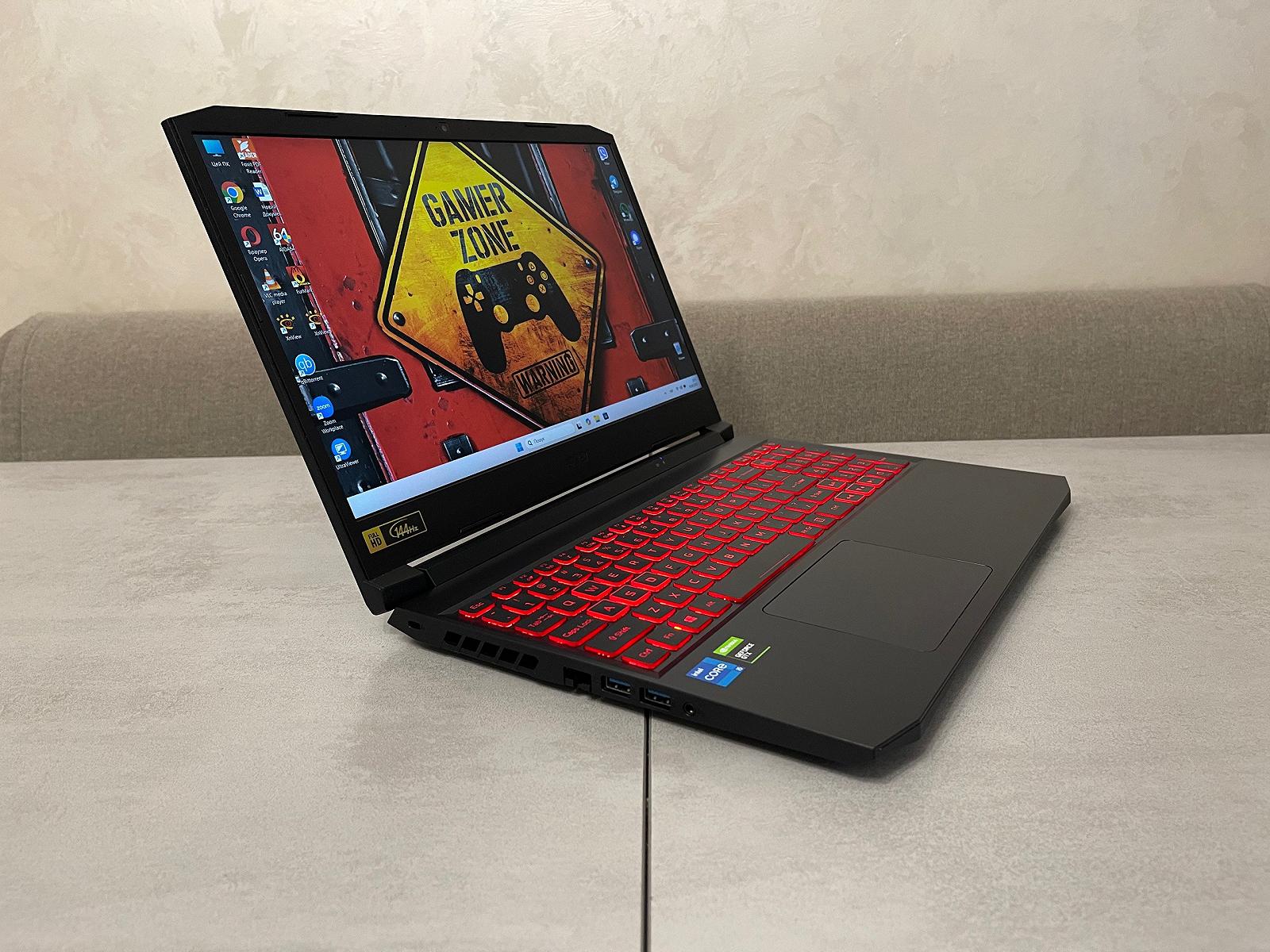 Ігровий ноутбук Acer Nitro AN515-57, 15,6" FHD IPS, i5-11400H, 16GB, 256GB, Nvidia GeForce GTX 1650 4GB, фото №3