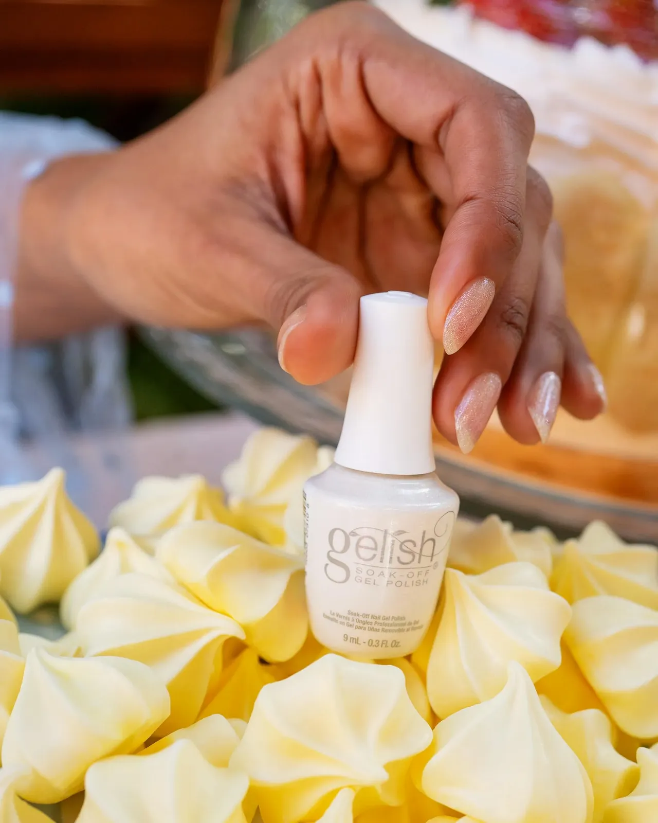 Гель-лак Gelish Mini Champagne светло-коричневого цвета, 9 мл, фото №5 Гель-лак Gelish Mini Champagne светло-коричневого цвета, 9 мл, фото №5