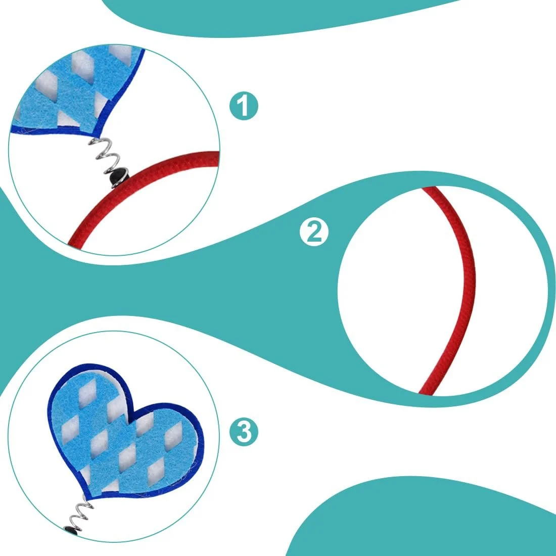 Набір обручів на Голову Oktoberfest (2 шт), фото №3