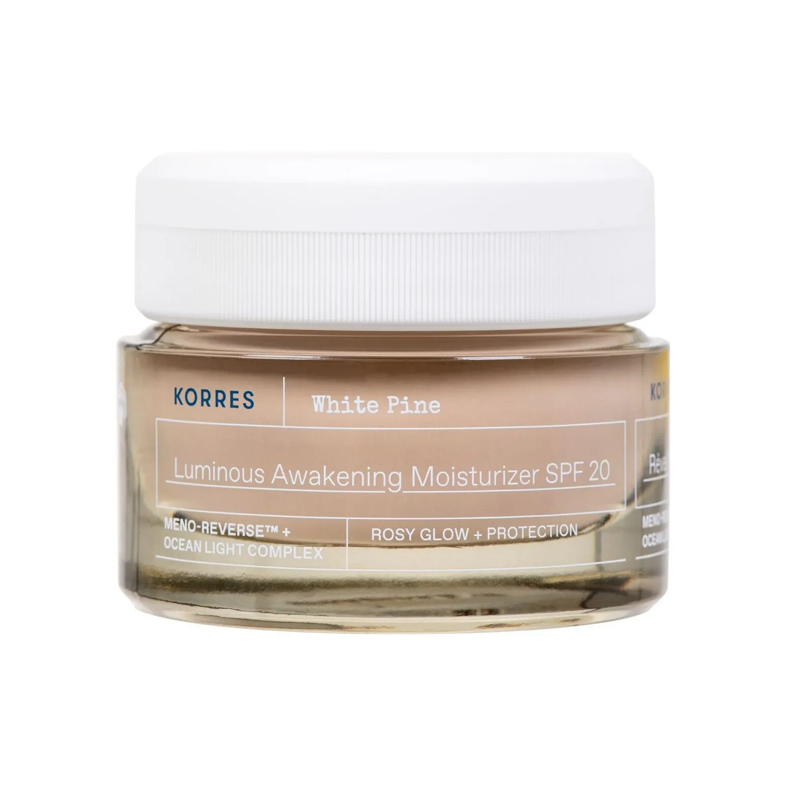 Зволожувальний крем KORRES WHITE PINE Invigorating для зрілої шкіри Rose Tinted SPF20 40 ml, фото №1