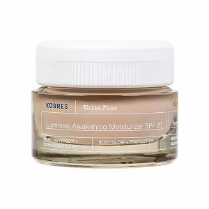 Зволожувальний крем KORRES WHITE PINE Invigorating для зрілої шкіри Rose Tinted SPF20 40 ml - Фото 1