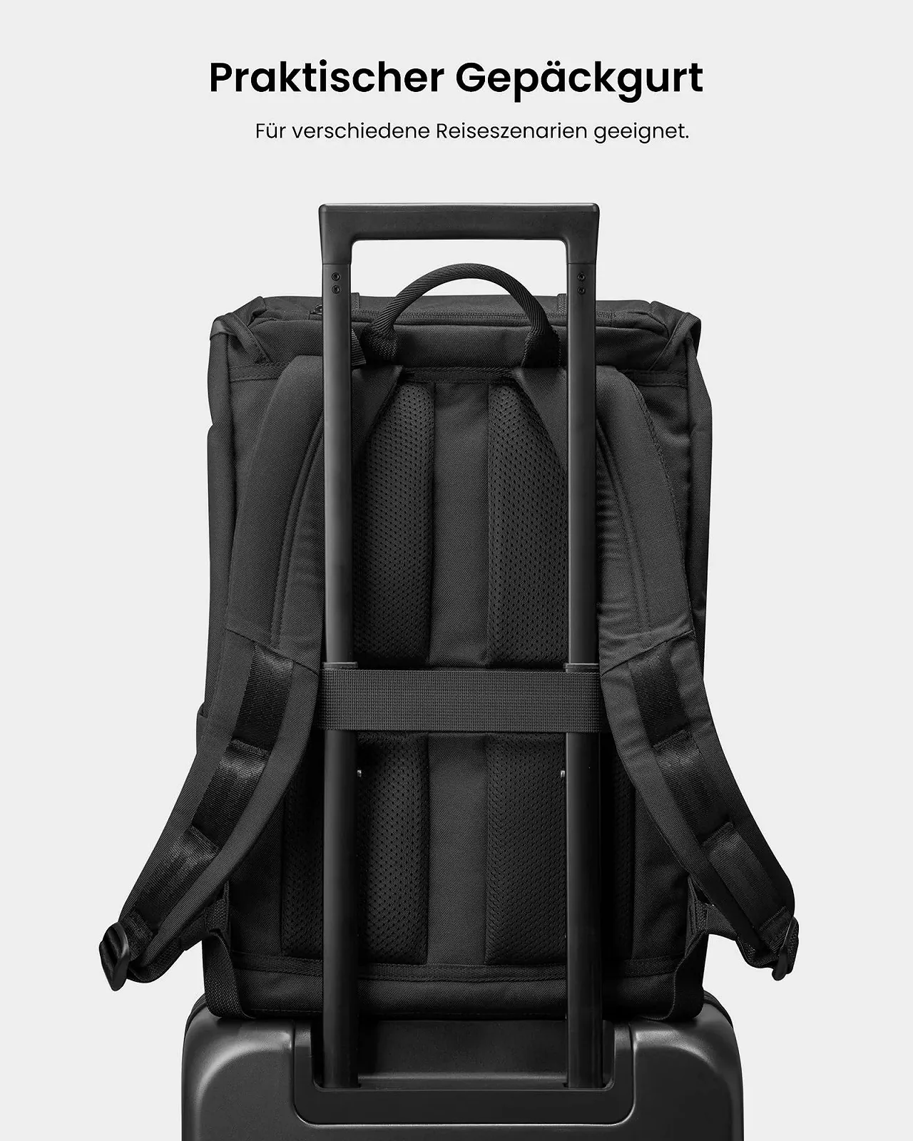 Рюкзак tomtoc VintPack-TA1 вінтажний 22 л для ноутбука 13-15.6" Чорний, фото №7 Рюкзак tomtoc VintPack-TA1 вінтажний 22 л для ноутбука 13-15.6" Чорний, фото №7