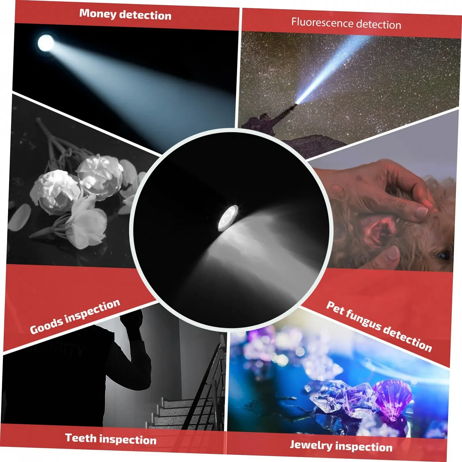 Акумуляторний світлодіодний ліхтарик Gatuidа з набором інструментів для ремонту, багатофункціональна робоча лампа для кемпінгу, надзвичайних ситуацій і домашнього використання, фото №4