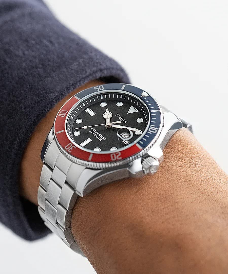 Автоматические часы Timex TW2V72100 серебристый, браслет, фото №6