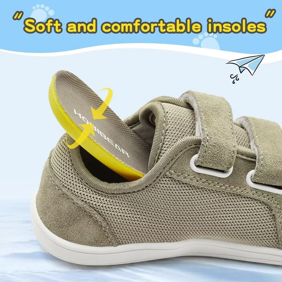 Кросівки HOBIBEAR Дитячі широкі для хлопчиків і дівчаток, для бігу по пересіченій місцевості, мінімалістичні для ходьби, фото №5