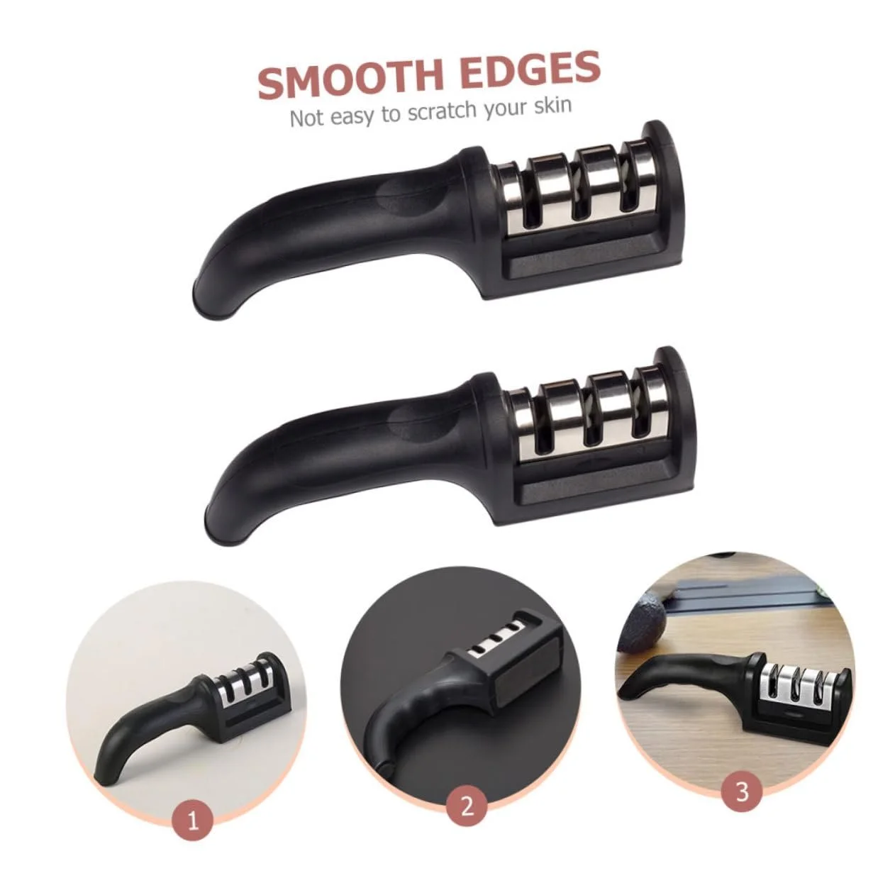 Точило для ножів Ciieeo ручна 2 шт., фото №8