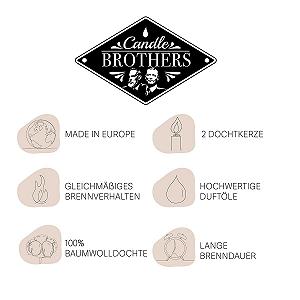 Свеча Brothers Большая Ароматическая Свеча в Стекле Апельсин Корица цена на synthetic.ua - Фото 1 Свеча Brothers Большая Ароматическая Свеча в Стекле Апельсин Корица synthetic.ua - Фото 1