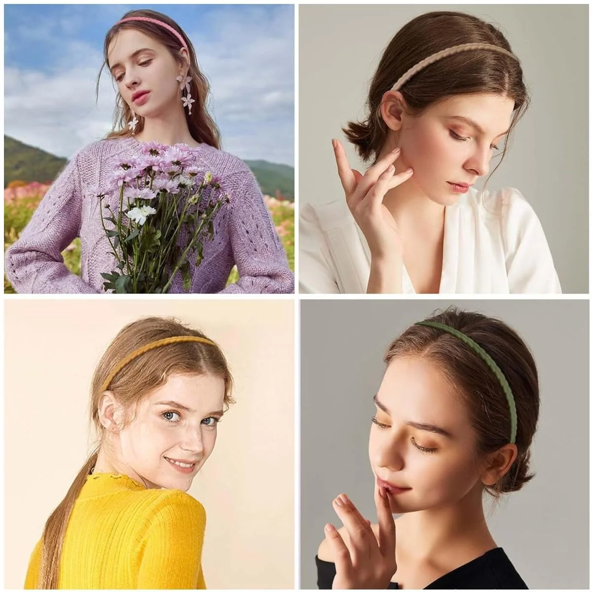 Обруч Тонкий Разноцветный Набор 5 шт, фото №6