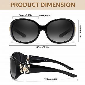 Поляризованные солнцезащитные очки Женские Вращающие synthetic.ua - Фото 1