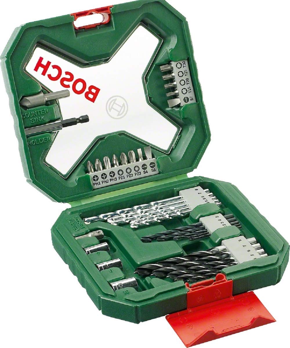 Шуруповёрт Bosch EasyDrill 12 Беспроводной (Встроенный Аккумулятор, 12 Вольт, в Сумке) + Набор Bosch X-Line Classic Шуруповёрт и Сверла 34 шт (Дерево, Камень, Металл), фото №5