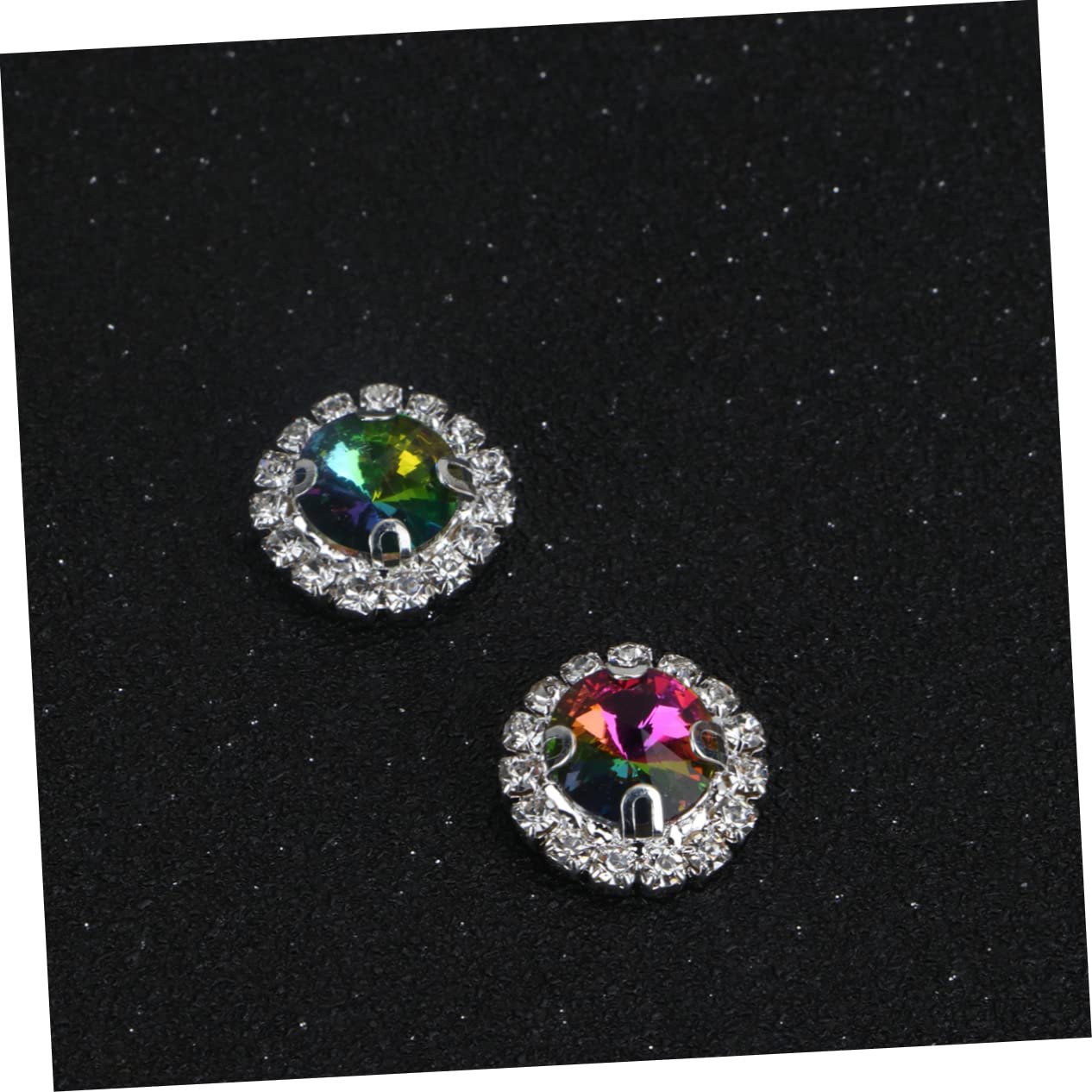 Стразы Плоские Круглые Для Рукоделия 20 штук Разноцветные кристаллы для декора стола для свадеб и вечеринок Изготовление украшений Аксессуары для самоделок, фото №4