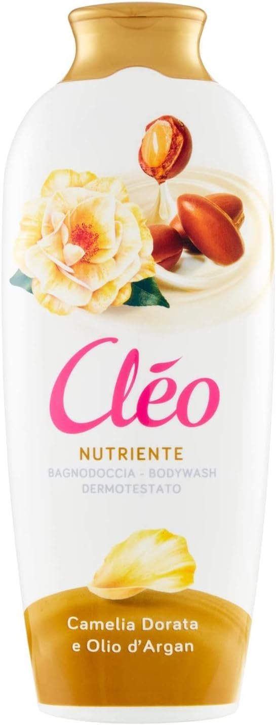 Гель для душу Cleo Bagnodoccia Camelia Dorata e Olio di Argan З золотою камелією та аргановою олією 12 x 750 мл + 400 г томатної м'якоті, фото №2