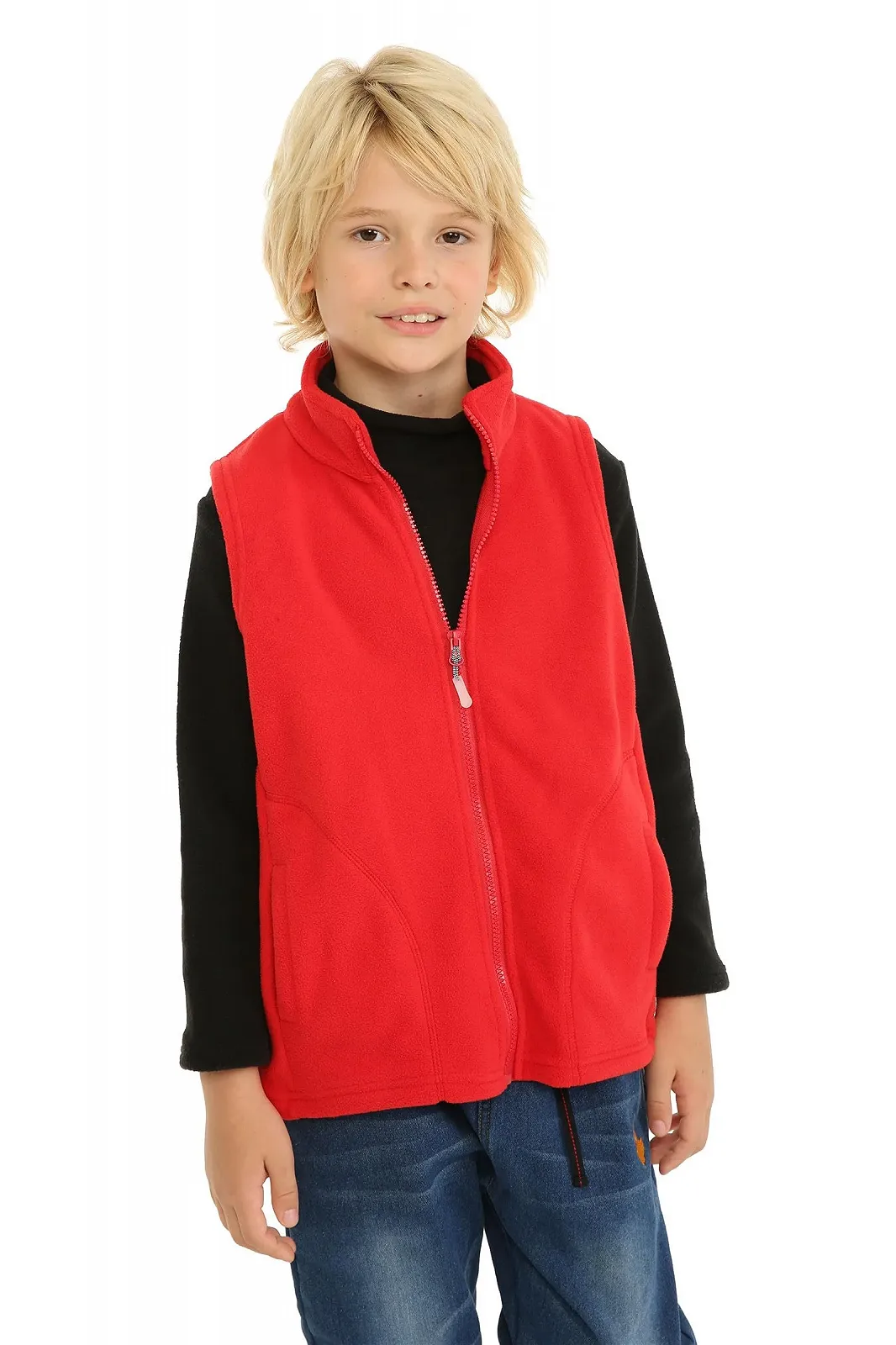 Флісовий жилет Mud Kingdom Однотонний для хлопчиків, фото №3
