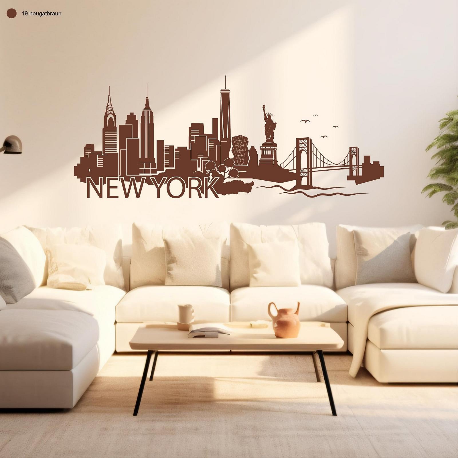 Настінна наклейка Loft New York Skyline, фото №8 Настінна наклейка Loft New York Skyline, фото №8