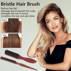 Набір щіток для волосся Sleek Bun Brush з щетиною кабана, 8 штук synthetic.ua - Фото 1