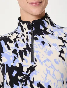 Жіноча Толстовка THE NORTH FACE W 100 Glacier Printed 1/4 Zip - EU synthetic.ua - Фото 1
