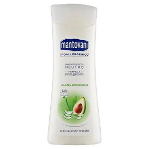 Гель для душу Mantovani Neutro Aloe e Avocado 400 мл 4 шт. synthetic.ua - Фото 1