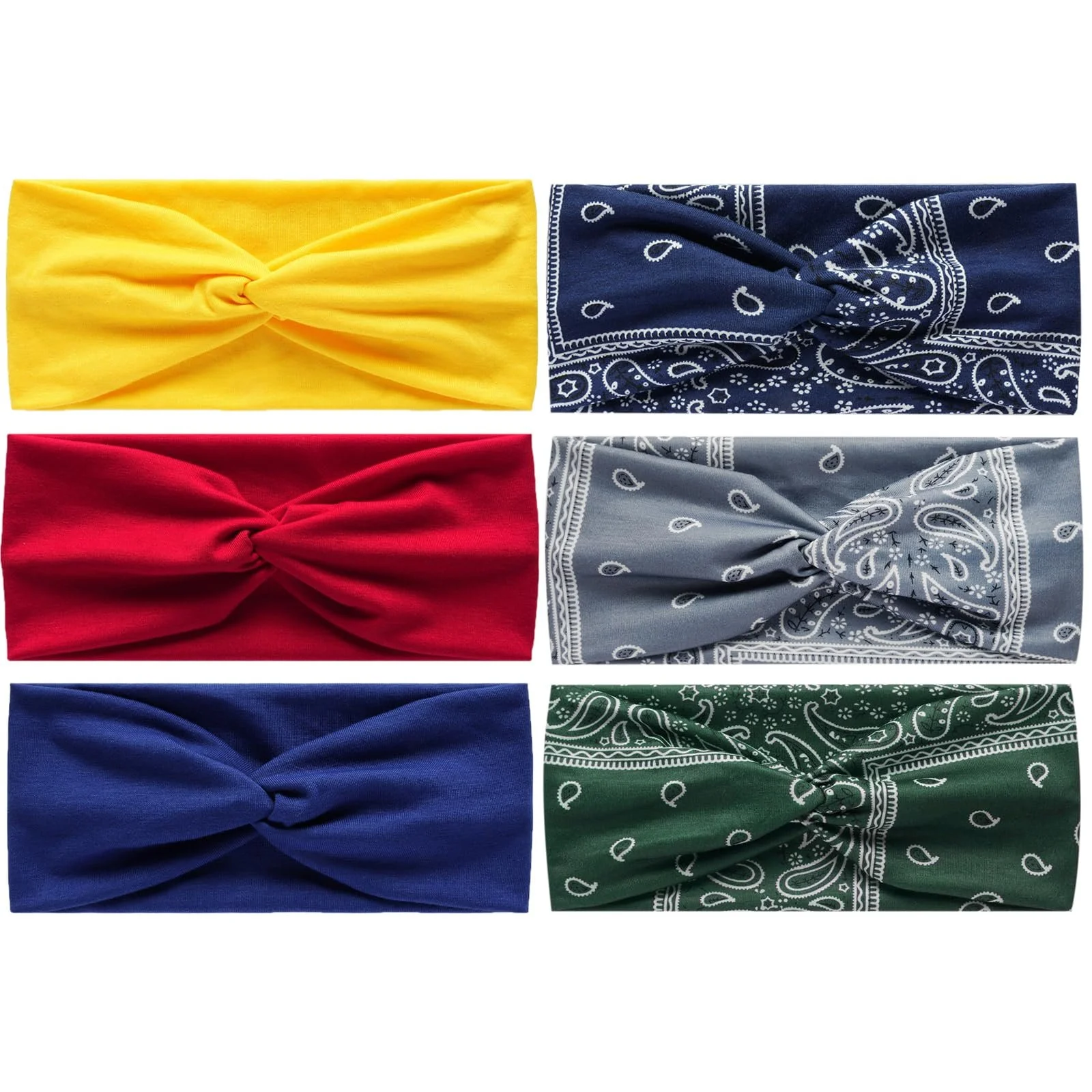 Пов'язка на голову в стилі бохо для жінок Еластична м'яка, фото №2