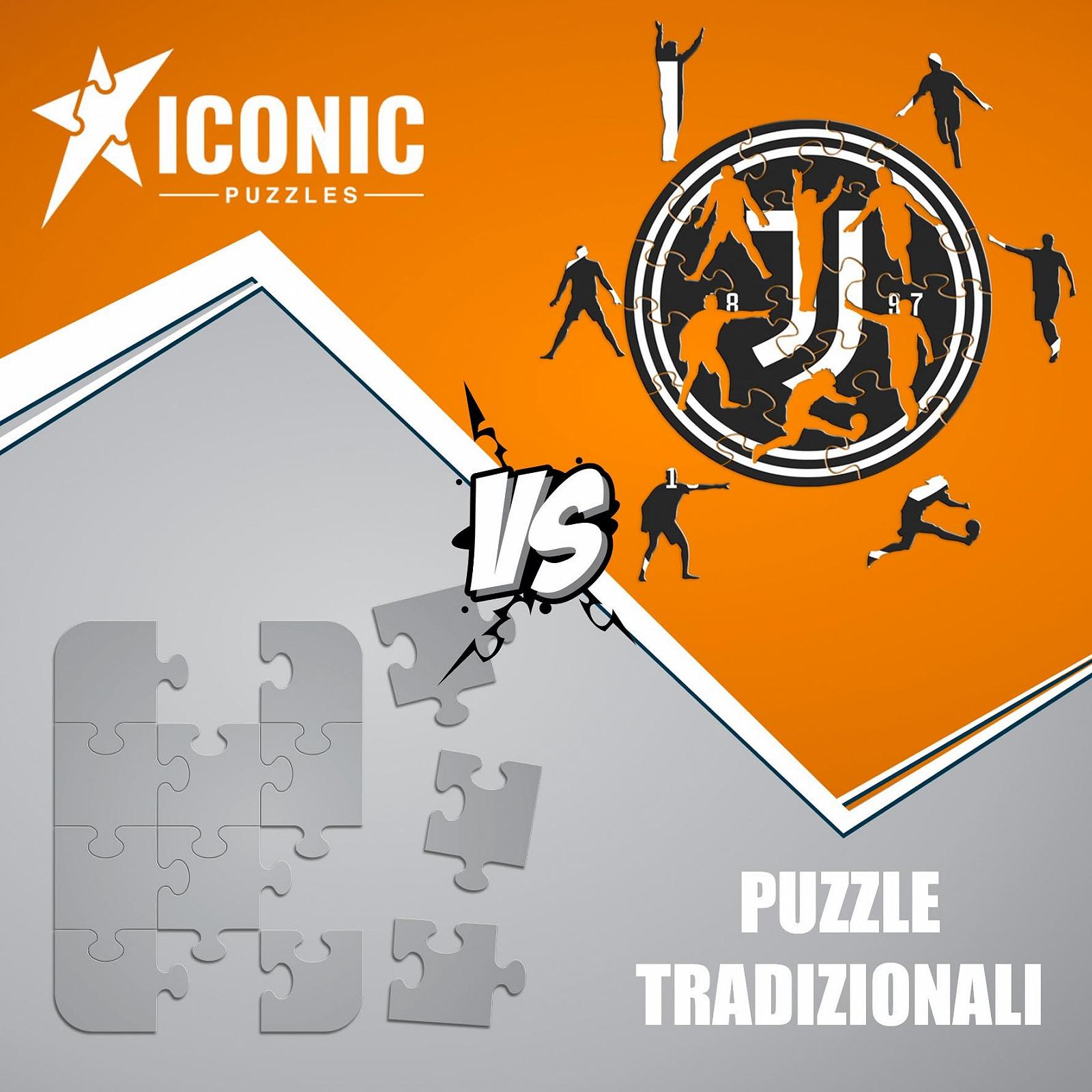 Пазл Iconic Puzzles Juventus Logo деревянный M 270 элементов, фото №3
