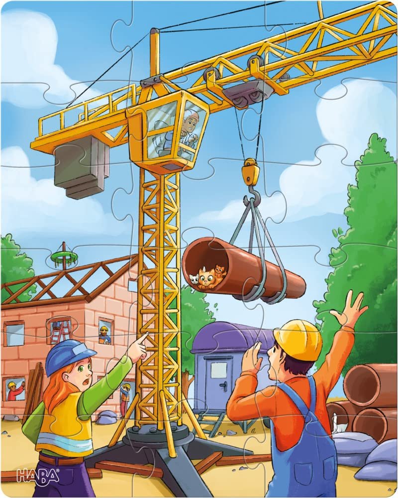 Пазл HABA 305883 Строительная техника от 3 лет Разноцветный, фото №5 Пазл HABA 305883 Строительная техника от 3 лет Разноцветный, фото №5