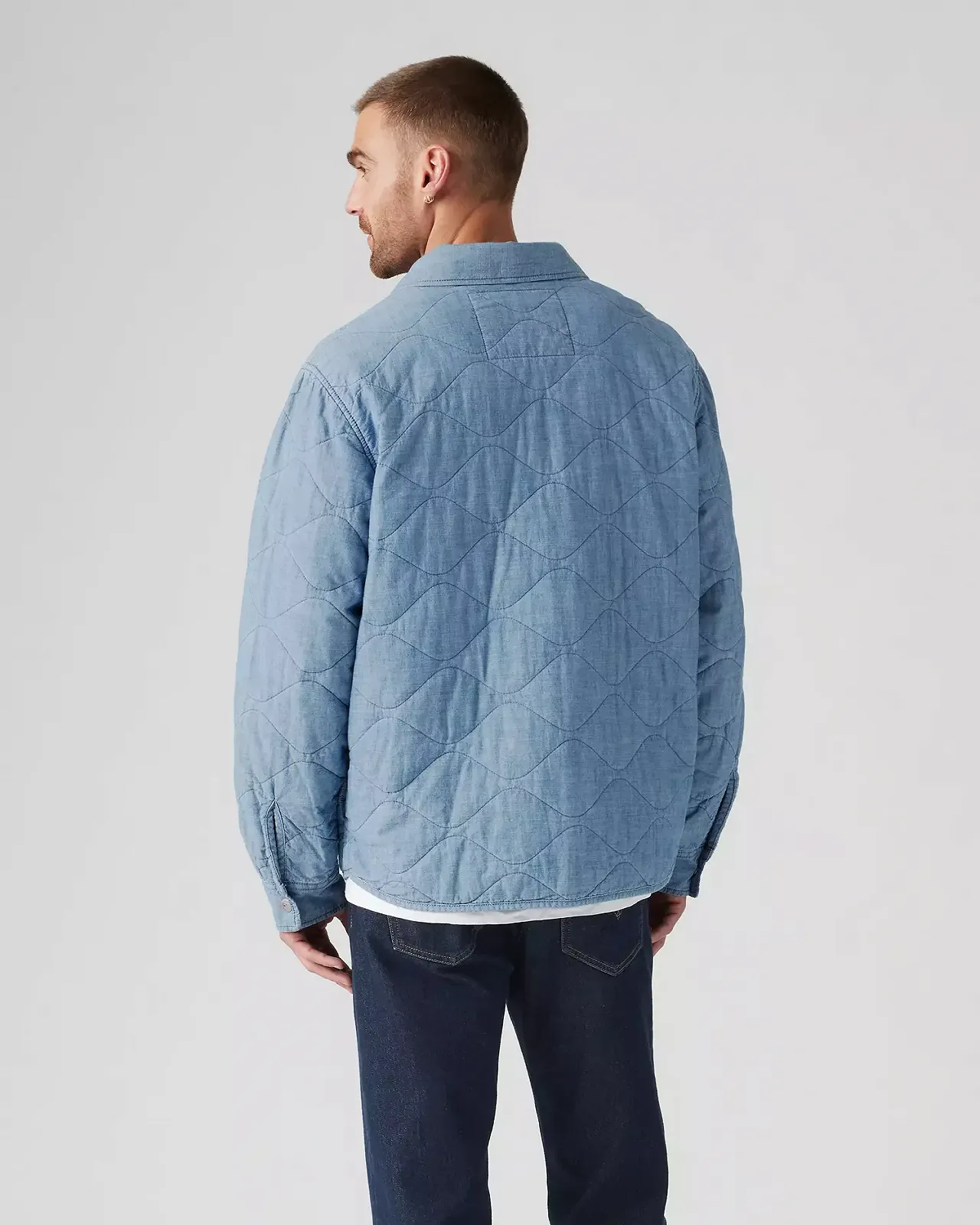 Чоловіча рубашка Levis - Idris Overshirt Elwood Light Chambray - M, фото №3 Чоловіча рубашка Levis - Idris Overshirt Elwood Light Chambray - M, фото №3