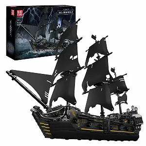 Модель пиратского корабля Mould King Black Pearl 2868 деталей - Фото 1